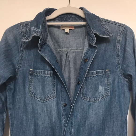 gianni bini denim jumpsuit